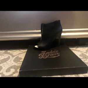 Call it Spring Black Leather heels